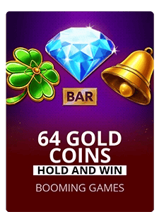 64 Gold Coins Hold and Win